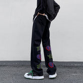 Men Jeans Spring and Autumn Slim-Fit Pants Straight Casual Trousers